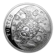 2014 Niue 1 oz Silver $2 Hawksbill Turtle BU
