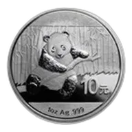 2014 China 1 oz Silver Panda BU (In Capsule)