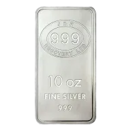 10 Oz JBR Silver Bar (New)