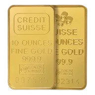 10 oz Gold Bar (Varied Condition, Any Mint)