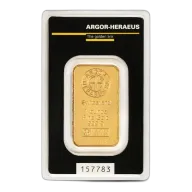 1 oz Argor Heraeus Kinebar Gold Bar (New w/ Assay)