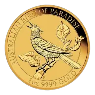 2019 Australia 1 oz Gold Bird of Paradise Manucodia (BU)