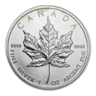 Canada 1 oz Silver Maple Leaf (Culls)