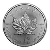 2018 Canada 1 oz Silver Maple Leaf BU