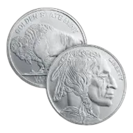 1 4 oz Buffalo Fractional Silver Round