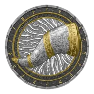 2024 Germania Artefacts: Gjallarhorn 2 oz Silver Round Ultra High Relief (BU)