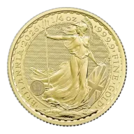 2026 Great Britain Gold Britannia £25 1/4 oz - BU