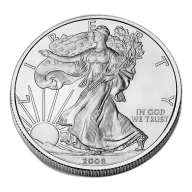 2008 Silver American Eagle - BU