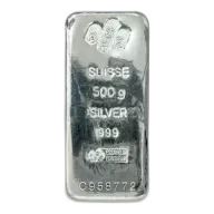 500 gram PAMP Silver Bar