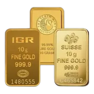 10 Gram Gold Bar (Random Brand, No Assay Card)