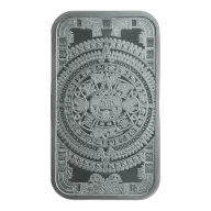 1 oz Silver Bar Aztec Calendar