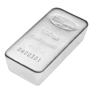 Italpreziosi 100 Oz Cast Silver Bar (New)