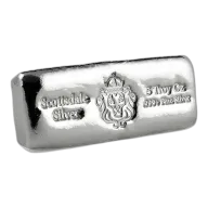 5 oz Scottsdale Stacker Silver Bar