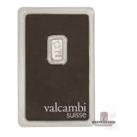 1 GRAM PLATINUM BAR VALCAMBI