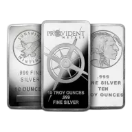 10 oz Silver Bar, Coin or Round - Preowned - Assorted Mints - .999+ Ag