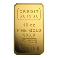 10 oz Credit Suisse Gold Bar (Without Assay)