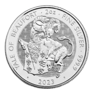 2023 2 Oz Silver Great Britain Tudor Beasts (Yale of Beaufort) - BU