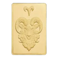 Pamp Suisse 1/2 Gram Gold Zodiac--Aries