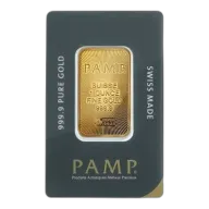 1 oz PAMP Suisse Gold Bar 999.9 Pure(In Assay)