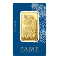 PAMP Suisse 100 Gram Gold Bar - Fortuna Design