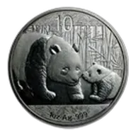 Random Year 1 oz Silver Chinese Panda (Abrasions)