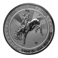 2023 Silver Cowboy Round With Buffalo Privy