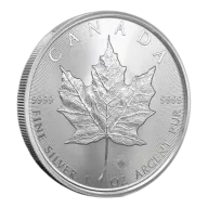 2026 1 Oz Silver Canadian Maple Leaf - BU