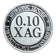 Intrinsic Tender XAG Silver Round - 1/10oz