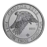 2016 Canadian Silver Snow Falcon (Varied Condition)