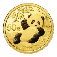 Chinese Gold Panda 3 Gram 50 Yuan 2020
