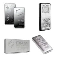 Misc. Minted Silver Bar, 1 Kilogram