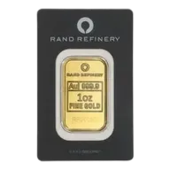 1 oz Gold Bar - Rand Refinery (with Assay)