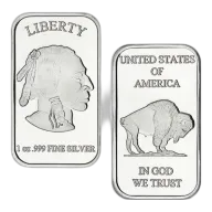 1 Ounce American Buffalo Silver Bar
