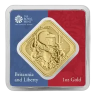 1oz Royal Mint Britannia and Liberty Gold Bar