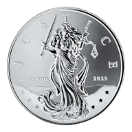 2025 Niue Lady Justice Silver Coin 1oz
