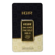 IGR Istanbul Refinery 1-oz Gold Bar .9999 Fine in Assay