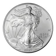 2007 American Silver Eagle 1 oz $1 - BU