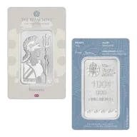 100 Gram British Britannia Silver Bar