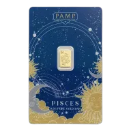 1/2 gram Gold Bar - PAMP Suisse Zodiacs - Pices