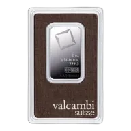 1 Oz Platinum Bar - Valcambi (In Assay Card)