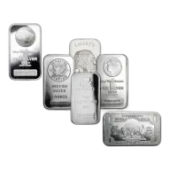 Secondary Market - 1 oz Silver Bar 999 Fine Silver - In Stock