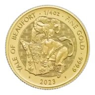 2023 1/4 oz Tudor Beast Yale of Beaufort Gold Coin