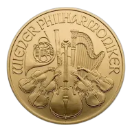 Austrian Gold Philharmonic, 1 oz - Backdated