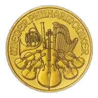 2024 Austrian 0.25 oz Gold Philharmonic Coin (Pre-Owned)
