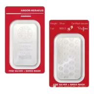 Argor Heraeus 1 Ounce Silver Bar