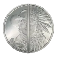 1oz Western Warrior Divisible Silver Round
