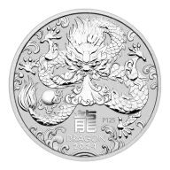 2024 Australia 1/2 oz Silver Lunar Dragon BU (Series III)