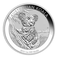 Australian Koala 1 Ounce Silver 2015