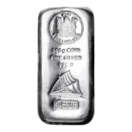 500g Silver Coin Bar Fiji | margin scheme