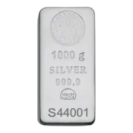 1 Kilo Silver Bar